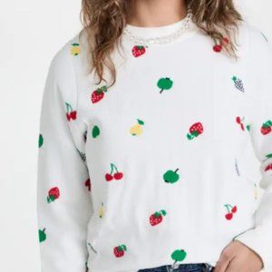 Hvn Diana sweater in fruit Medium